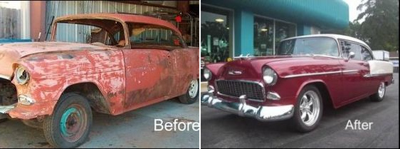 55 chevy restore