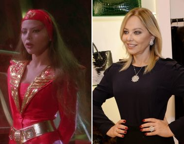 Flash Gordon (1980), Princess Aura (Ornella Muti), then and now