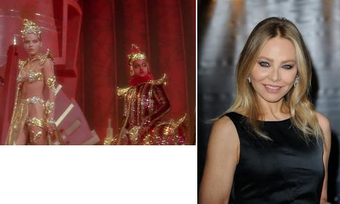 Flash Gordon (1980), Princess Aura (Ornella Muti), then and now