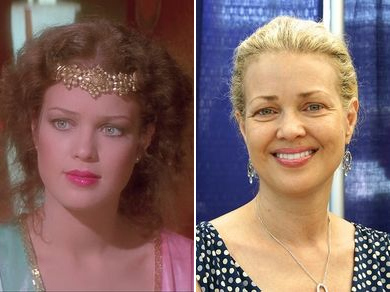 Flash Gordon (1980), Dale Arden (Melody Anderson), then and now.
