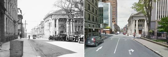 1724 Granville Street, Halifax, Nova Scotia, Canada then and now 
