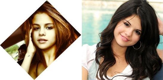  Selena Gomez With and Without Makeup