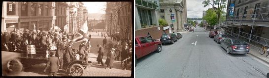 5191 George St. Halifax, NS, Canada (Estimated Circa 1916 and present day)